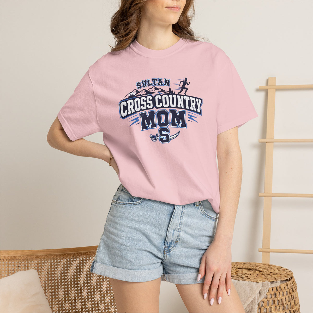 Cross Country Mom TShirt Sultan High School Running Team Tee