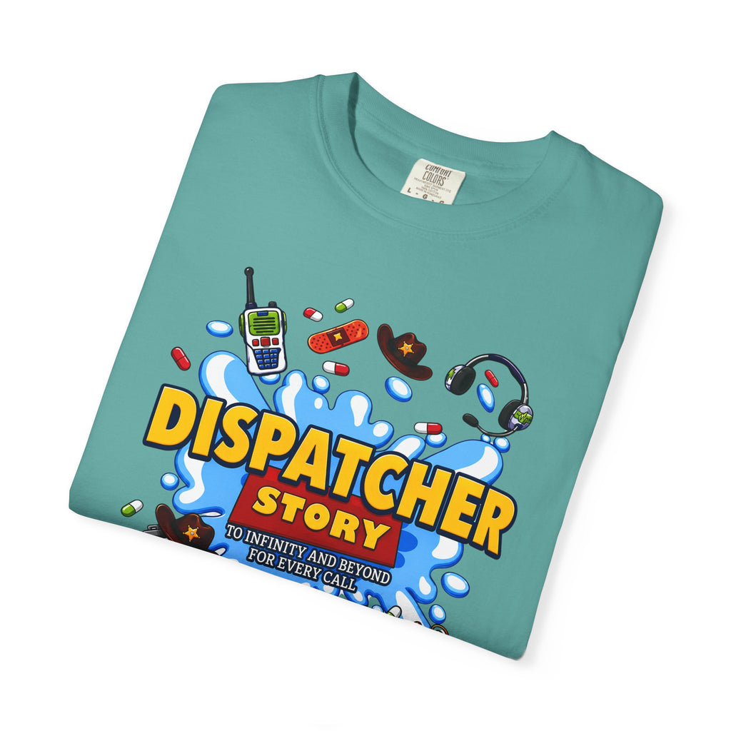 Dispatcher Story TShirt 911 Dispatcher Rescue Radio Call Center Tee
