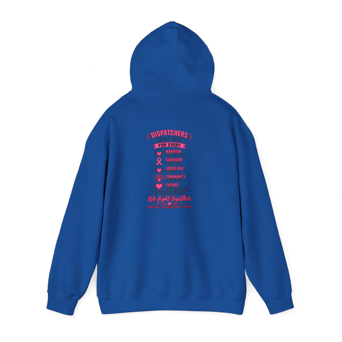 Breast Cancer Support 911 Dispatcher Hoodie