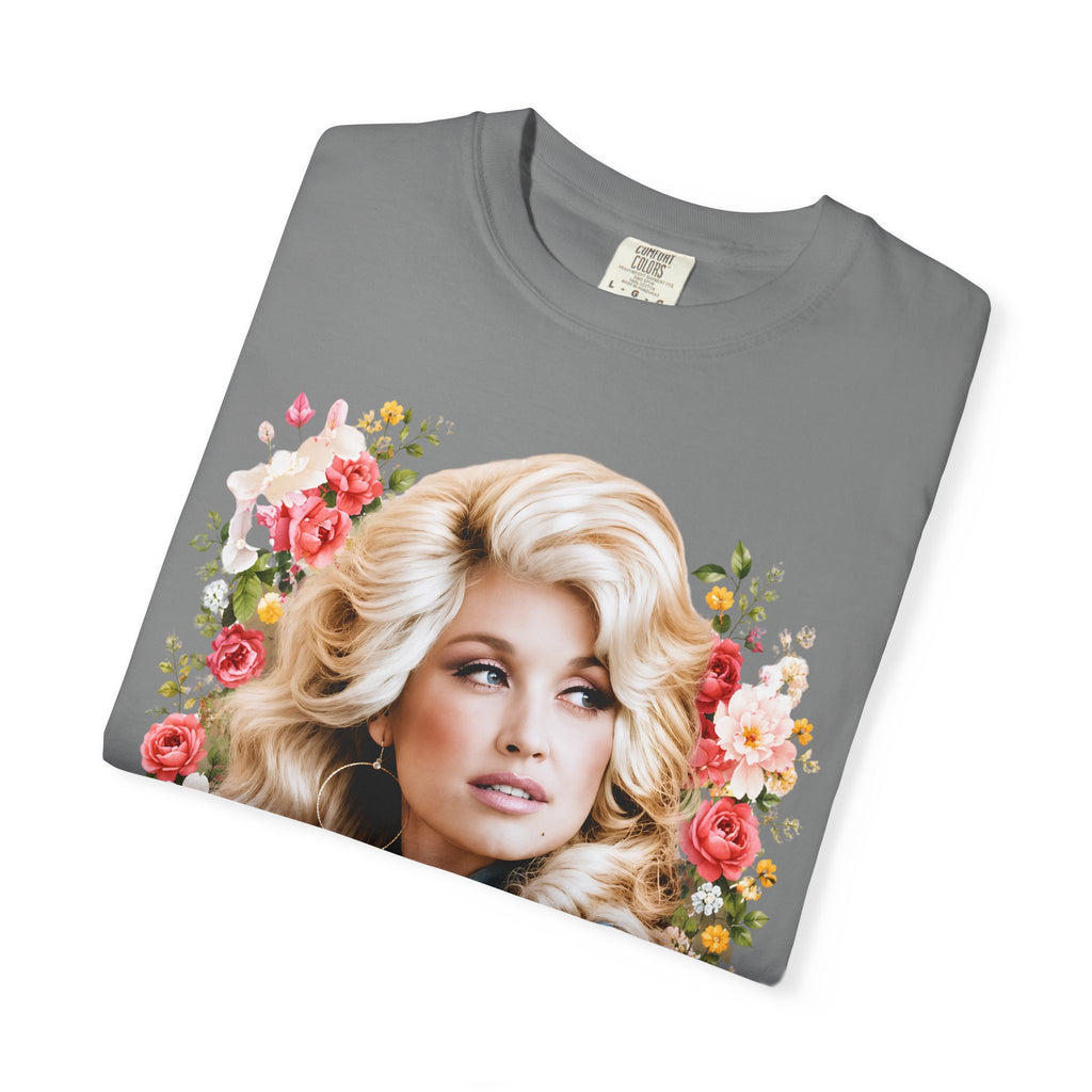 Graphic Tee Retro Floral Portrait I Will Always Love You