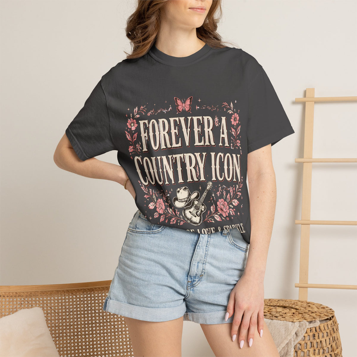 Forever a Country Icon TShirt Tribute Graphic Tee