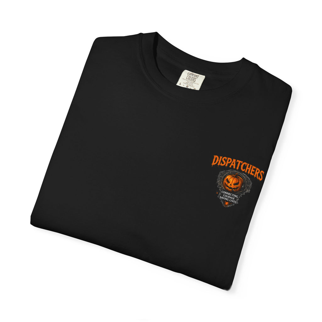 Dispatchers Halloween T-Shirt — "Answering the Call" Emergency Dispatcher Tee