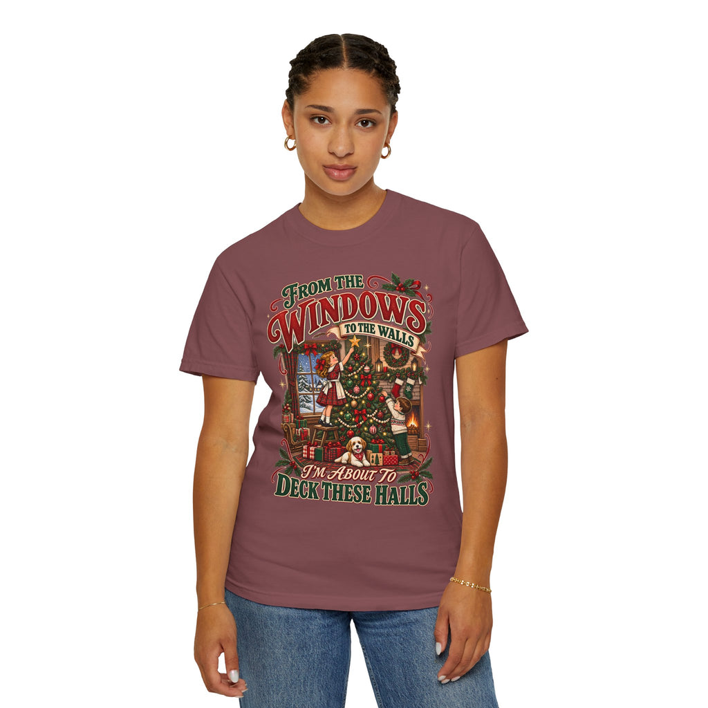 Christmas Deck These Halls Tee