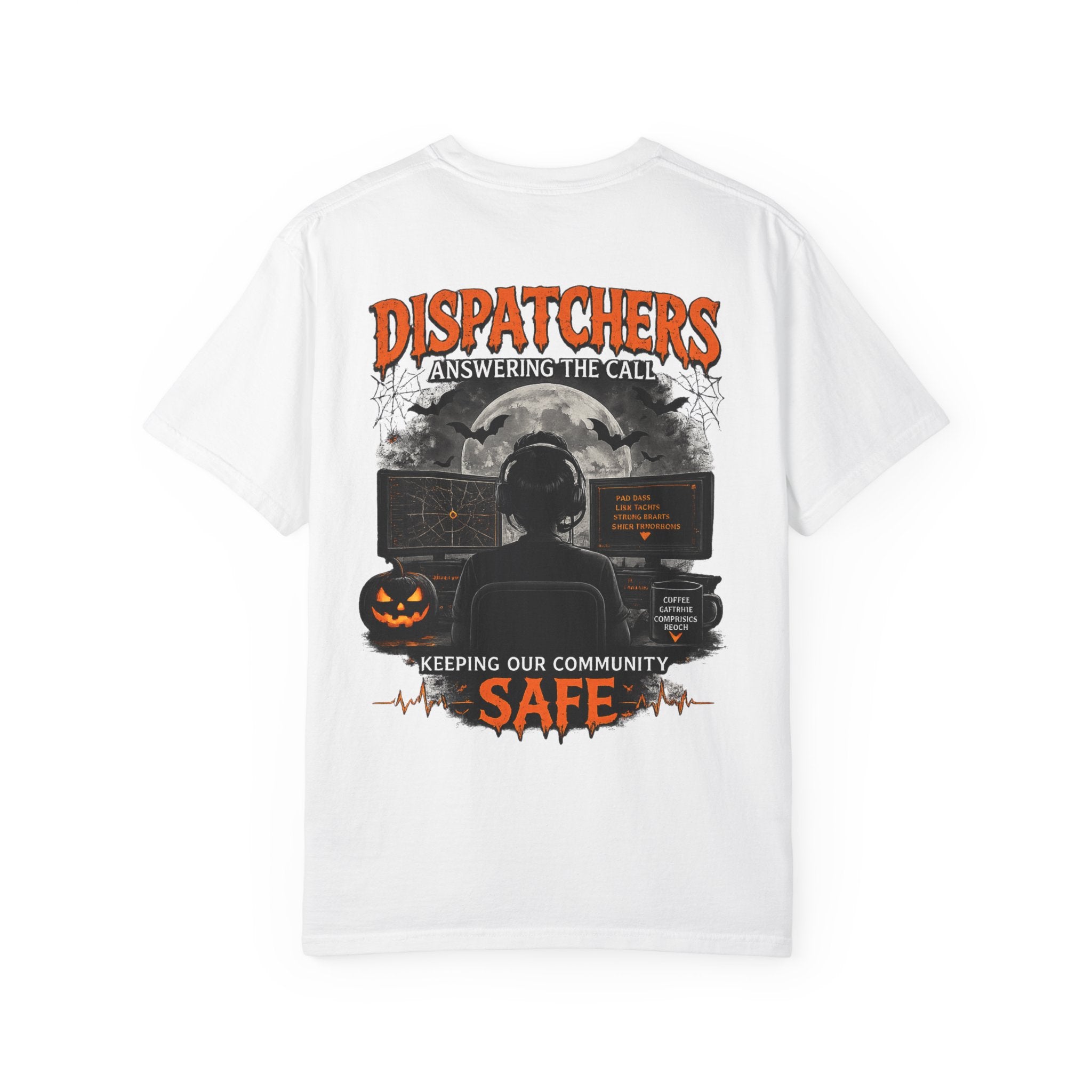 Dispatchers Halloween T-Shirt — "Answering the Call" Emergency Dispatcher Tee