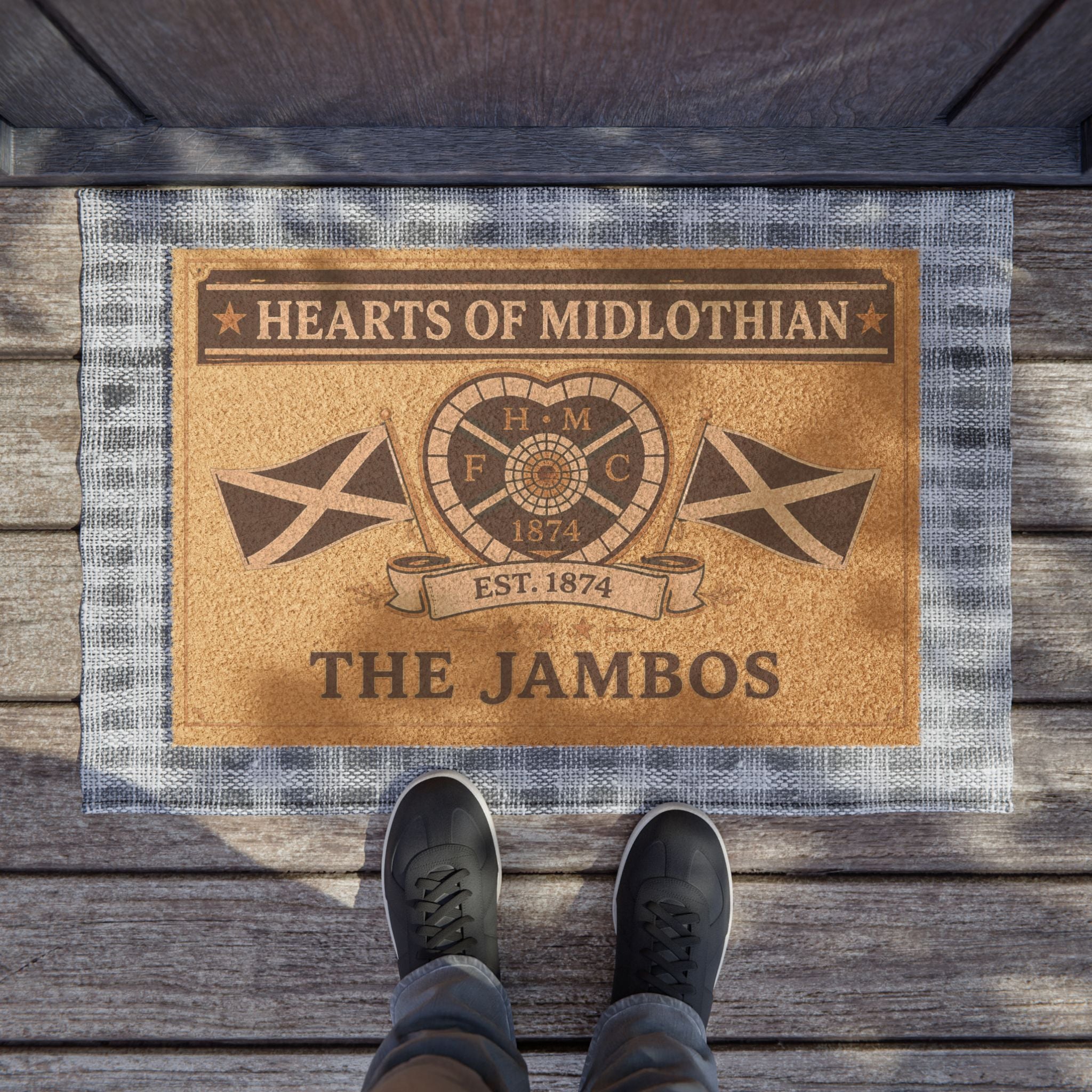 Hearts of Midlothian Doormat — The Jambos Welcome Mat