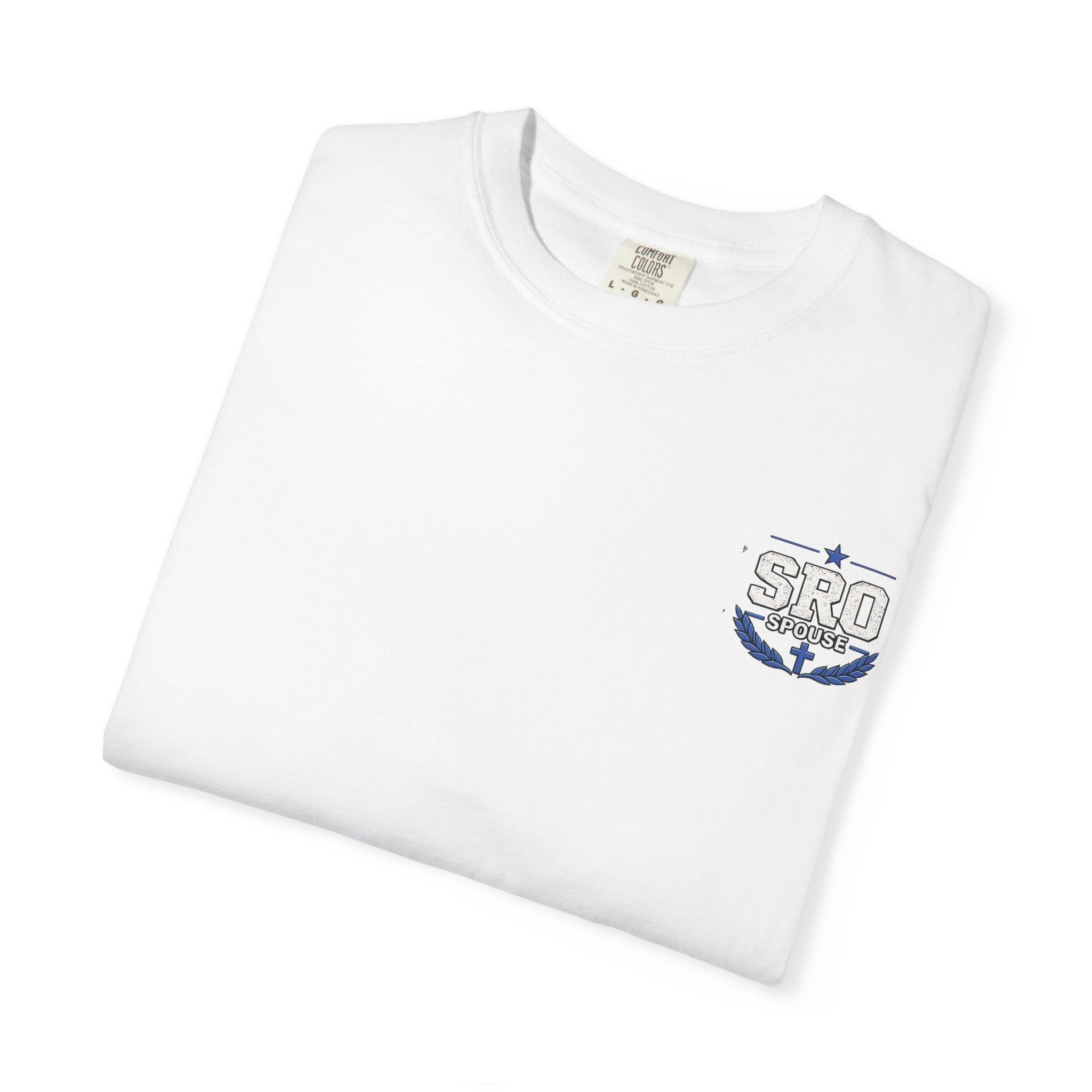 SPOUSE School Resource Officer Tribute T-Shirt — "Then I Heard His Voice Saying: Whom Shall I Send?"