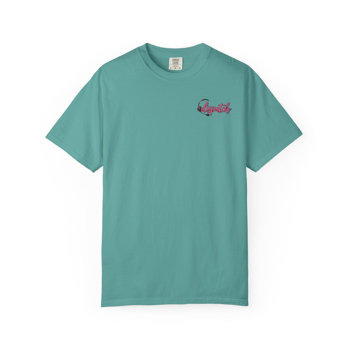 911 Dispatch Pink Ribbon T‑Shirt — Breast Cancer Awareness Dispatcher Tee