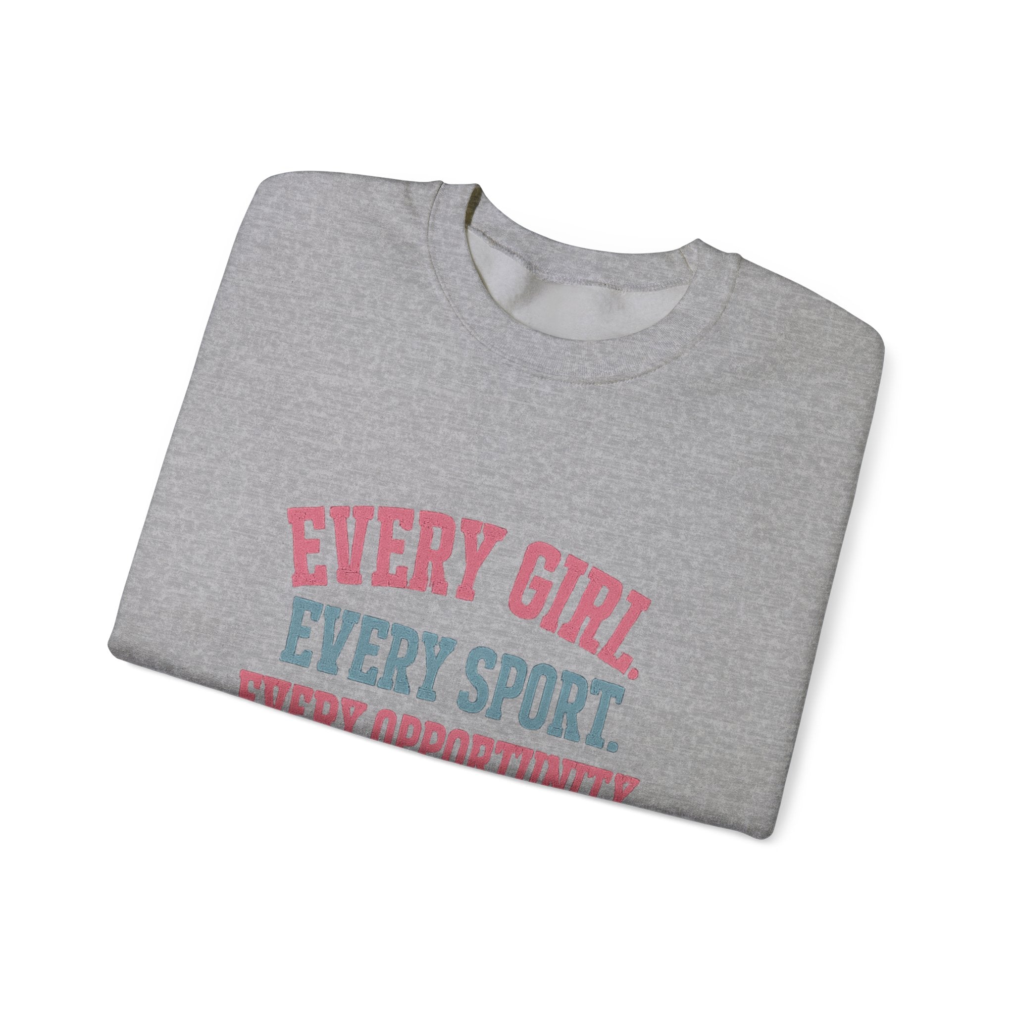 Stand Together™ Unisex Crewneck Sweatshirt | Every Girl. Every Sport. Every Opportunity.