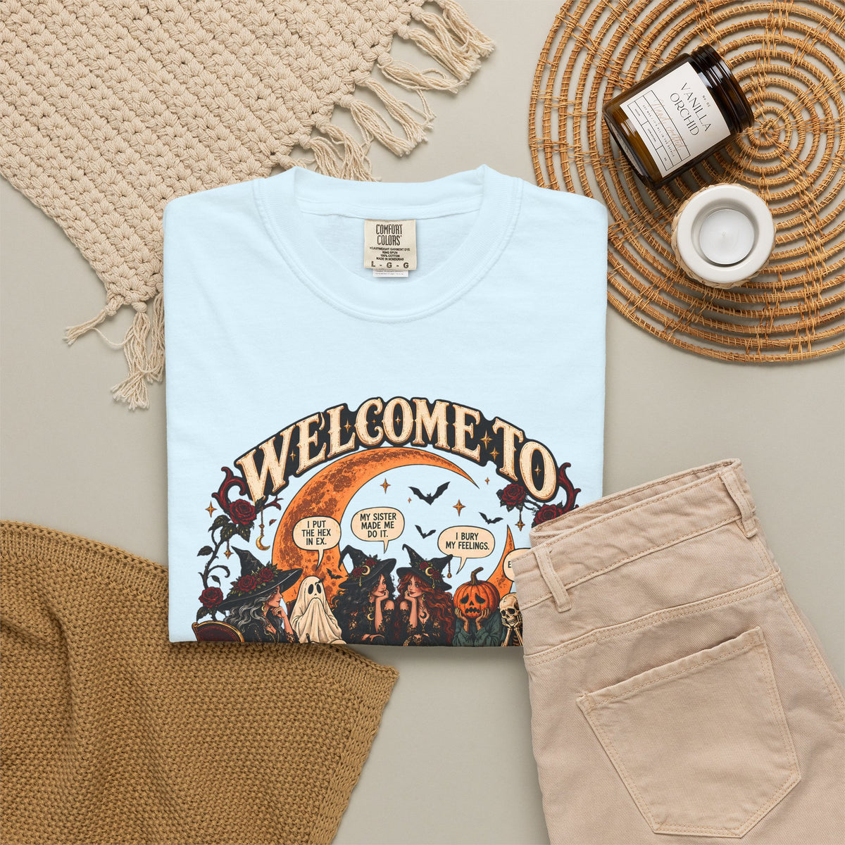 Witchy Group Therapy T-Shirt — "Welcome to Witchy Group Therapy" Retro Halloween Tee
