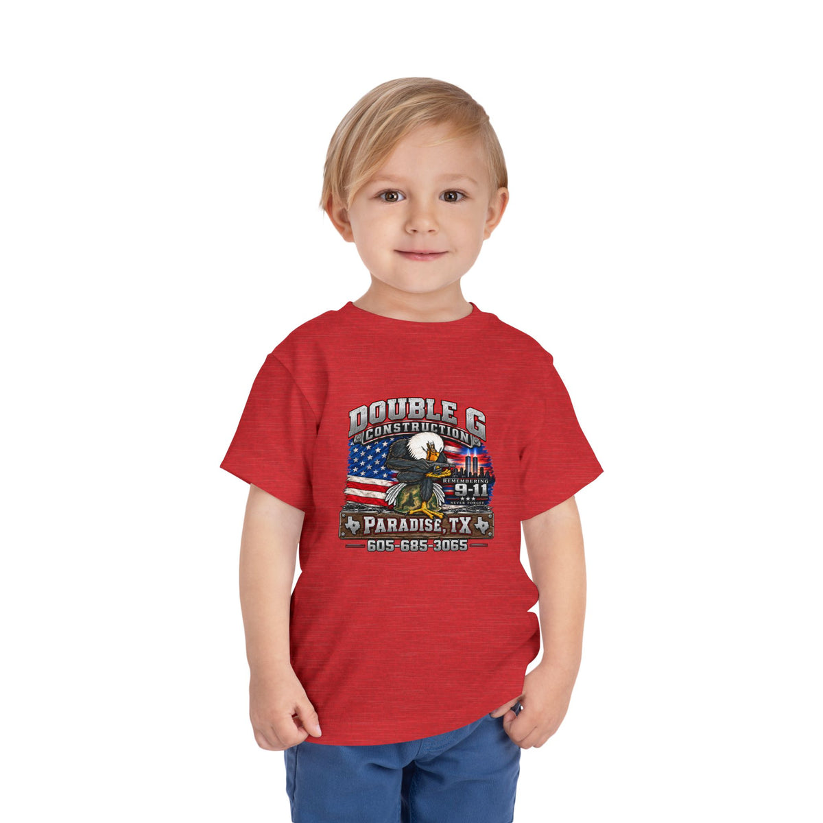 Double G Construction 9 11 Tribute Toddler Tee