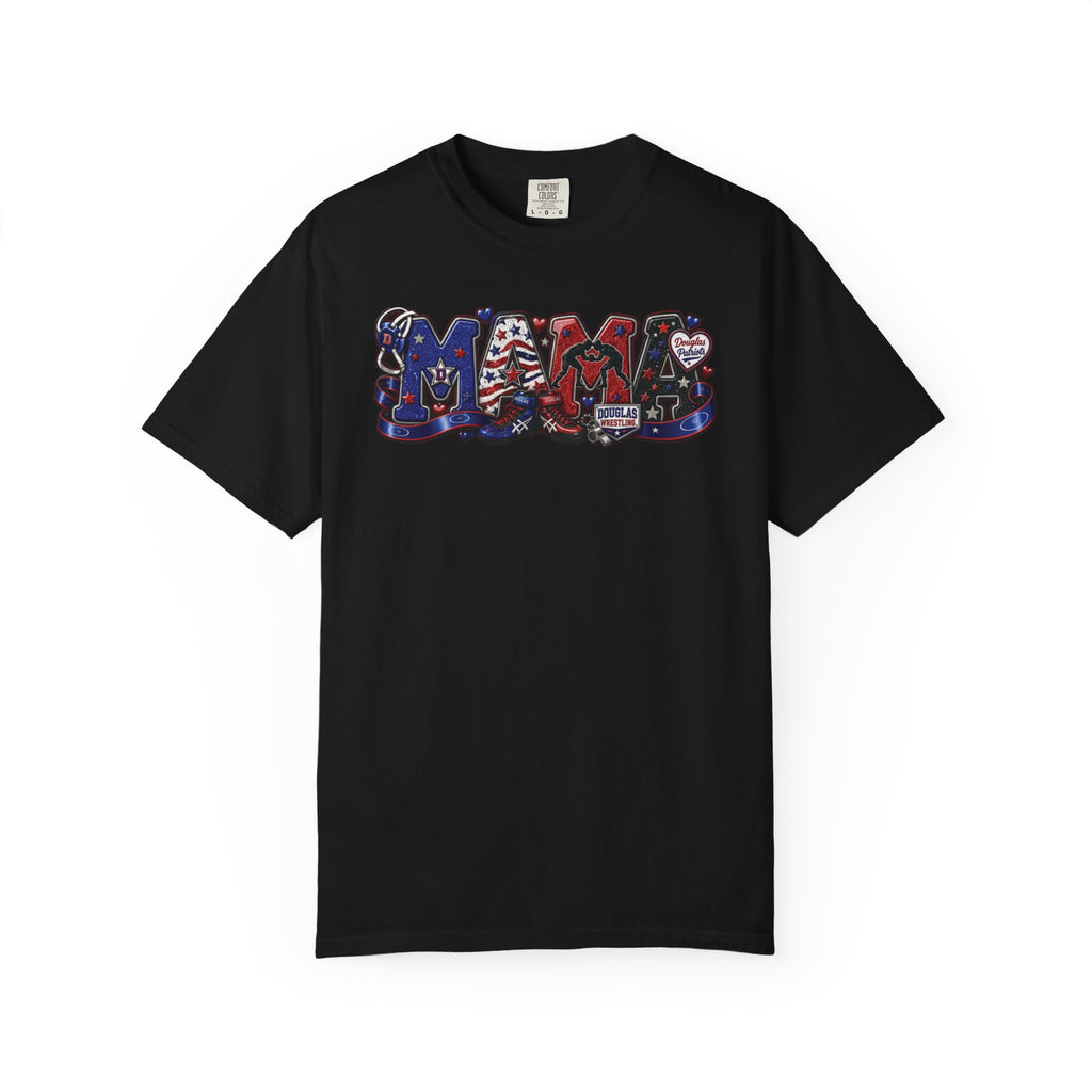 T-Shirt — Patriotic Americana Graphic Tee (USA Flag Collage)