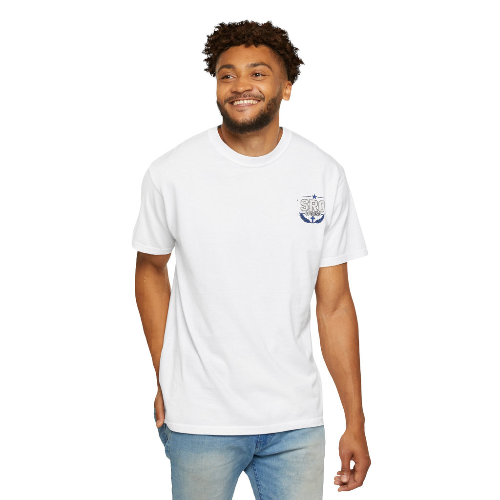 SPOUSE School Resource Officer Tribute T-Shirt — "Then I Heard His Voice Saying: Whom Shall I Send?"