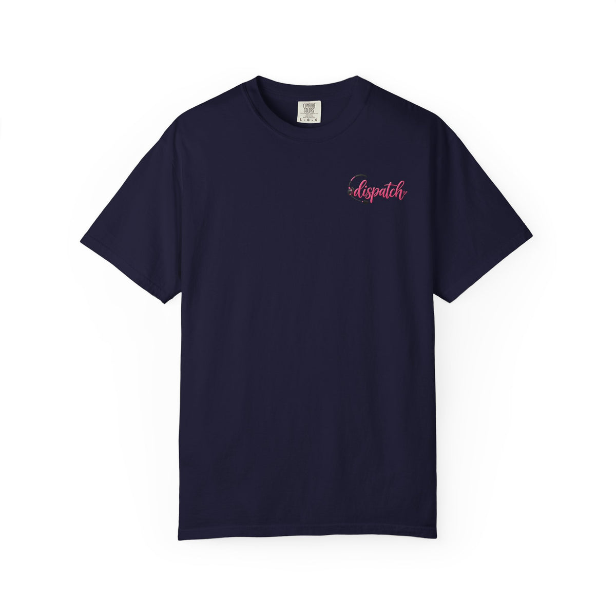 911 Dispatch Pink Ribbon T‑Shirt — Breast Cancer Awareness Dispatcher Tee