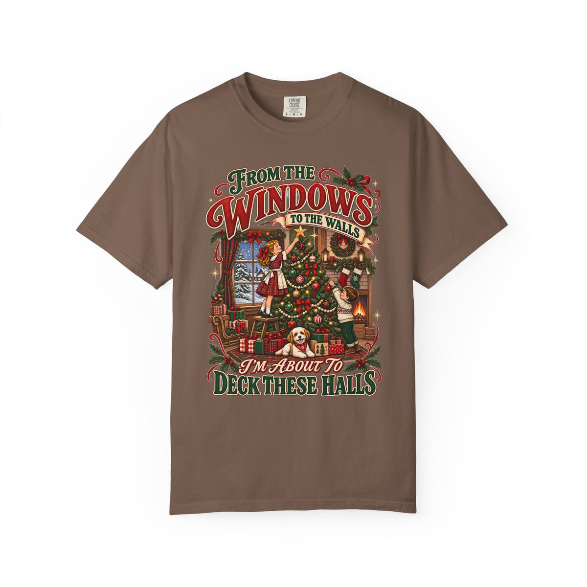 Christmas Deck These Halls Tee