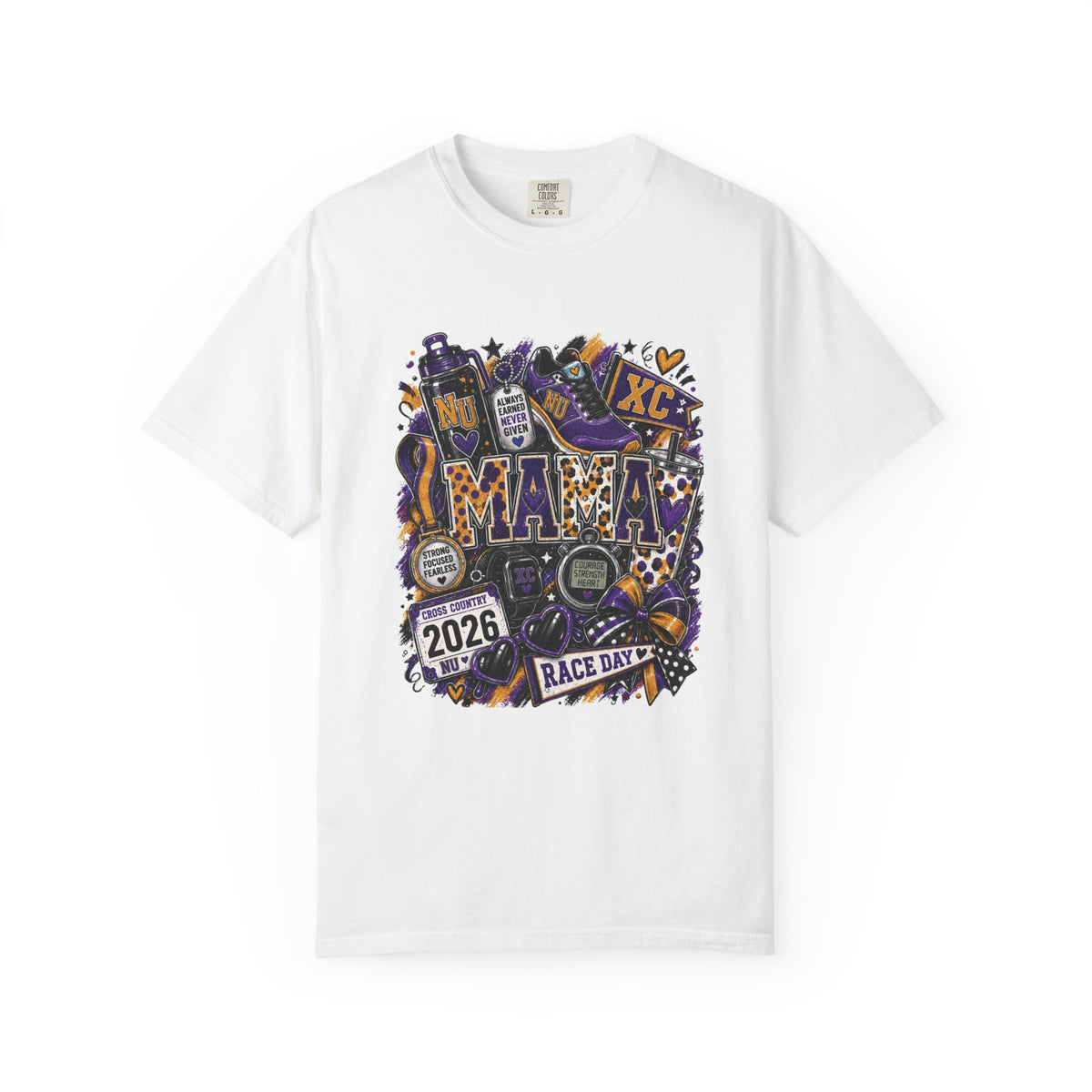 XC Mama Race Day TShirt 2026 Cross Country Mom Support Tee