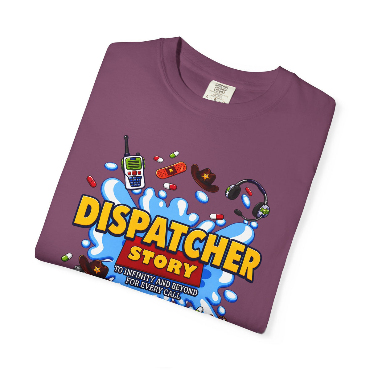 Dispatcher Story TShirt 911 Dispatcher Rescue Radio Call Center Tee