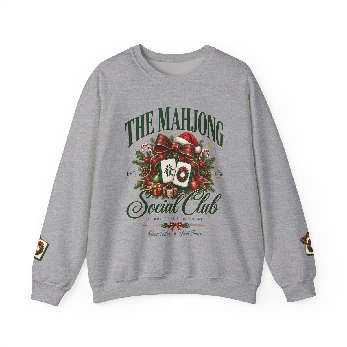 Mahjong Social Club Crewneck - CHRISTMAS