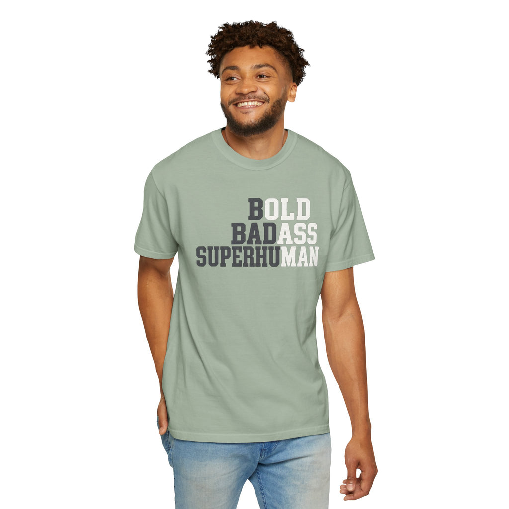 Old Badass Superhuman T-Shirt — Funny Retro Gift for Men, Dad & Birthday