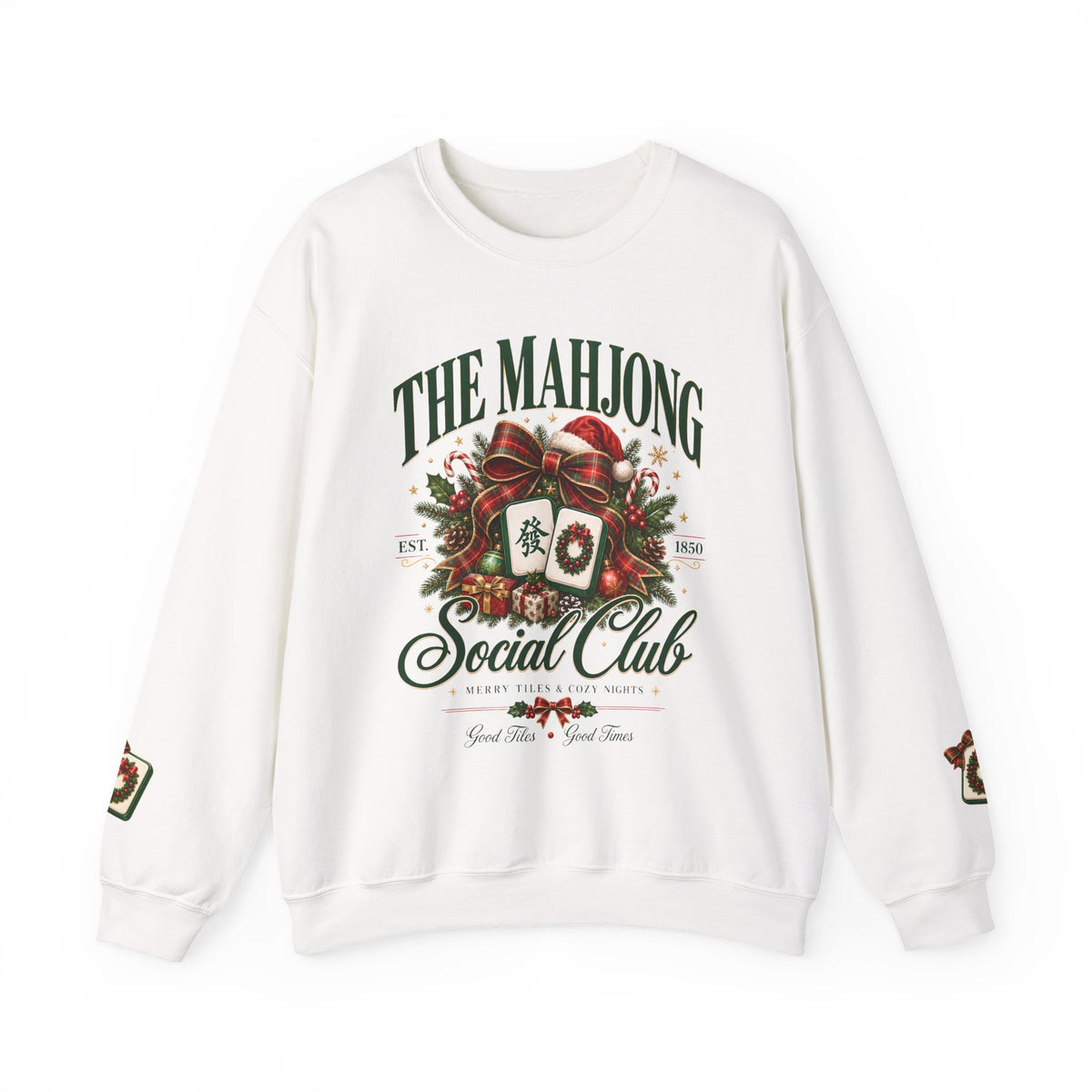 Mahjong Social Club Crewneck - CHRISTMAS