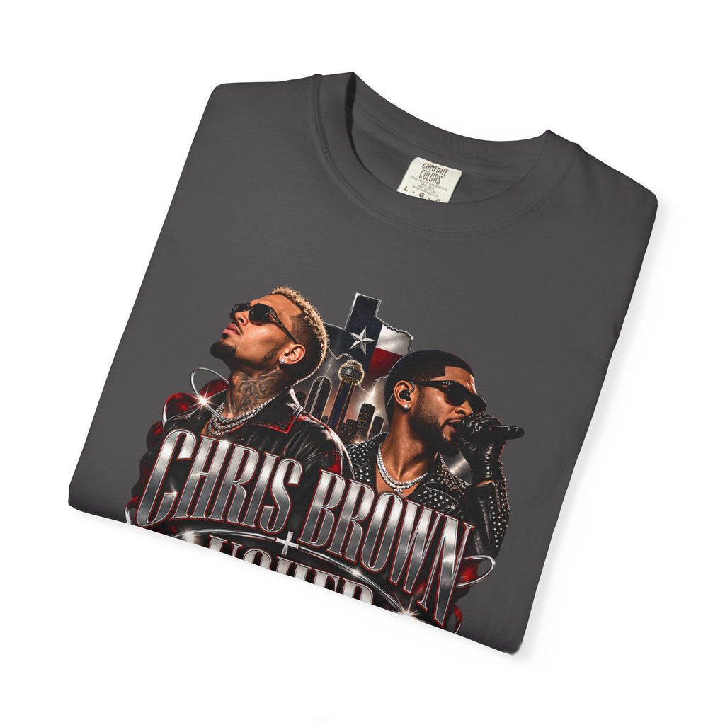 Chris Brown & Usher Concert Tee — Retro R&B Graphic T-Shirt
