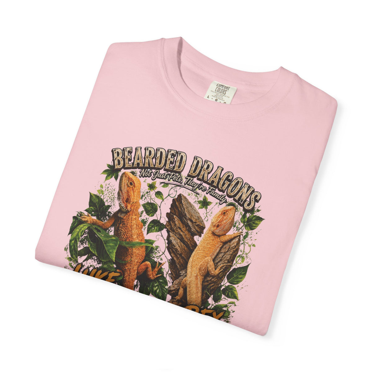 Bearded Dragons Illustration TShirt Luke Rex Reptile Lover Tee