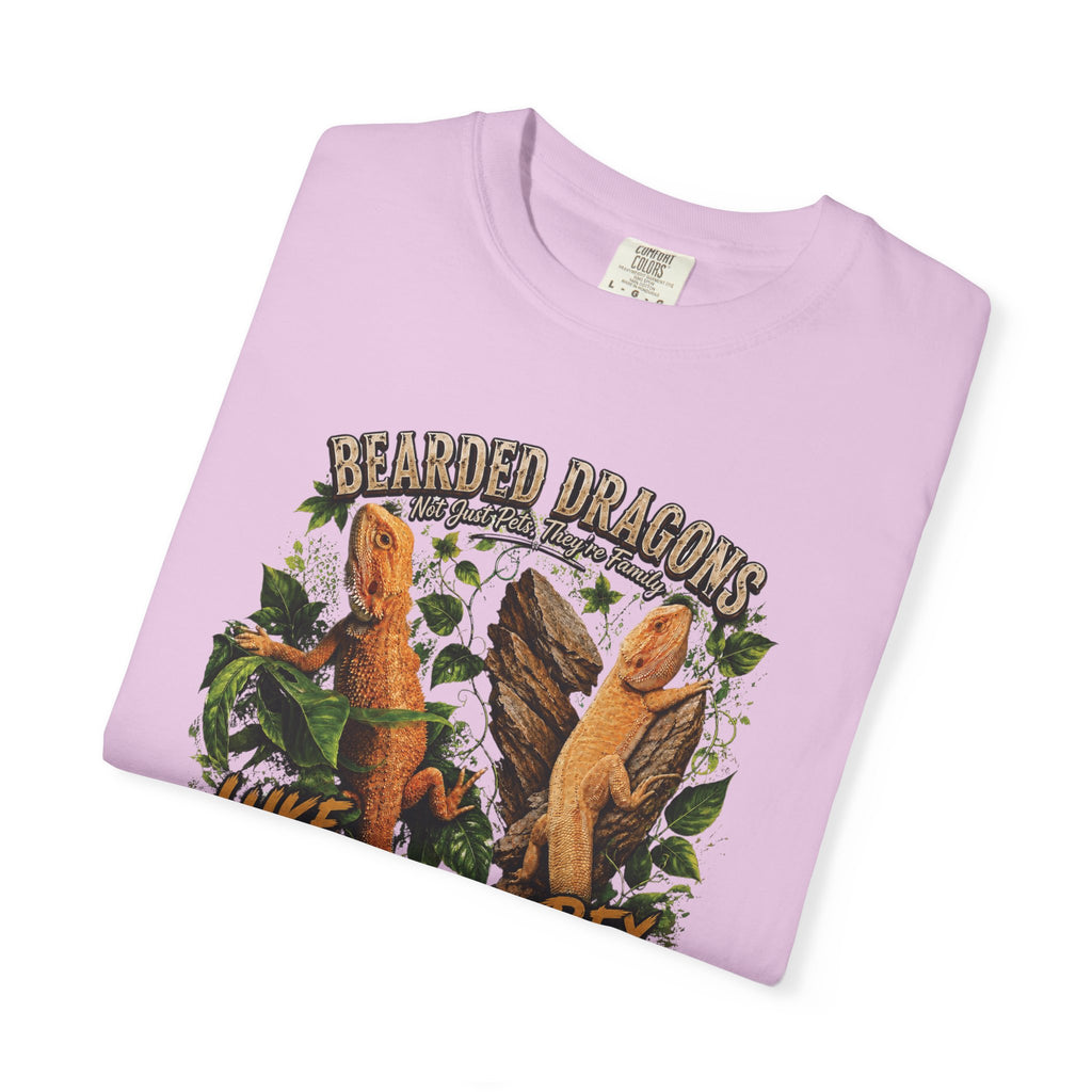 Bearded Dragons Illustration TShirt Luke Rex Reptile Lover Tee
