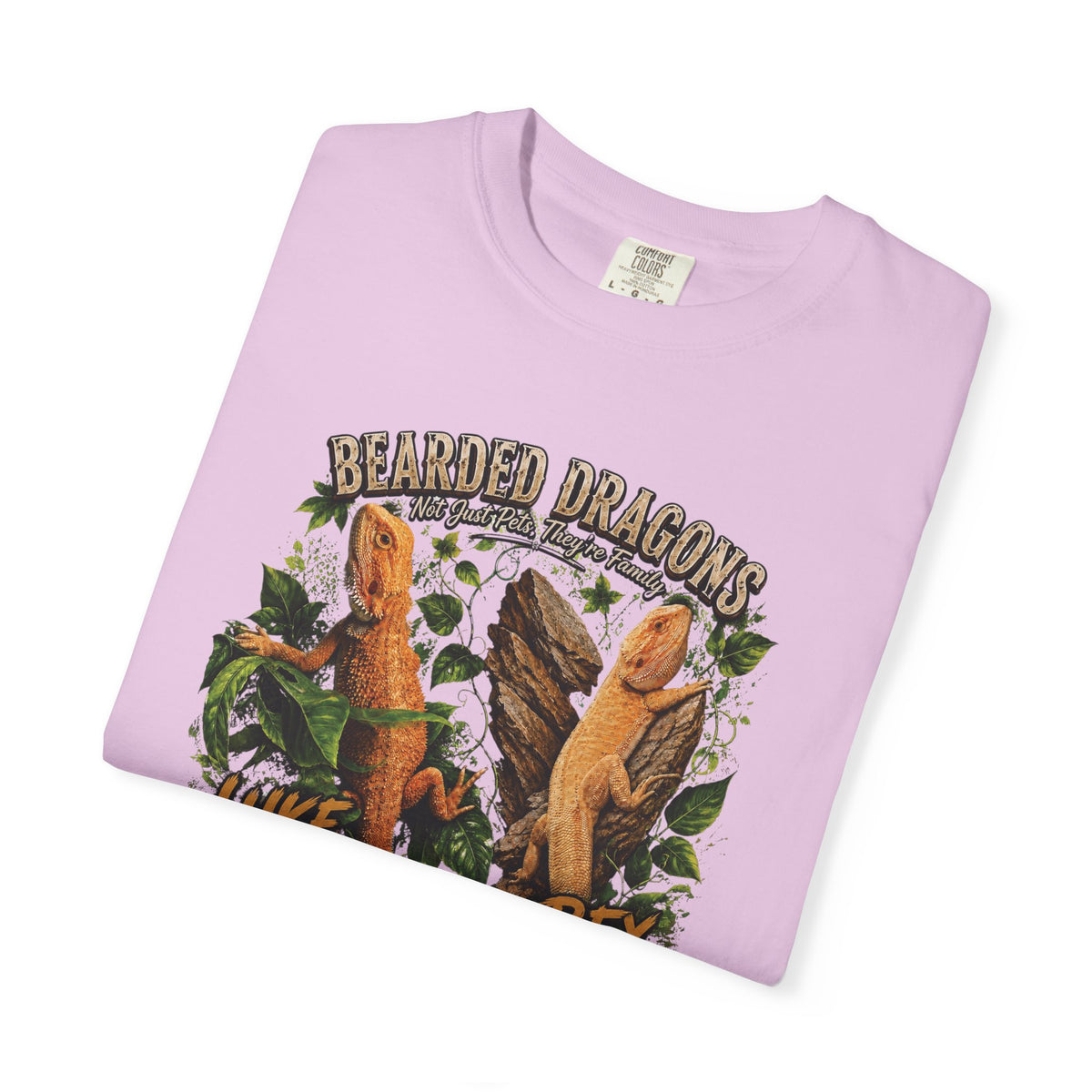 Bearded Dragons Illustration TShirt Luke Rex Reptile Lover Tee