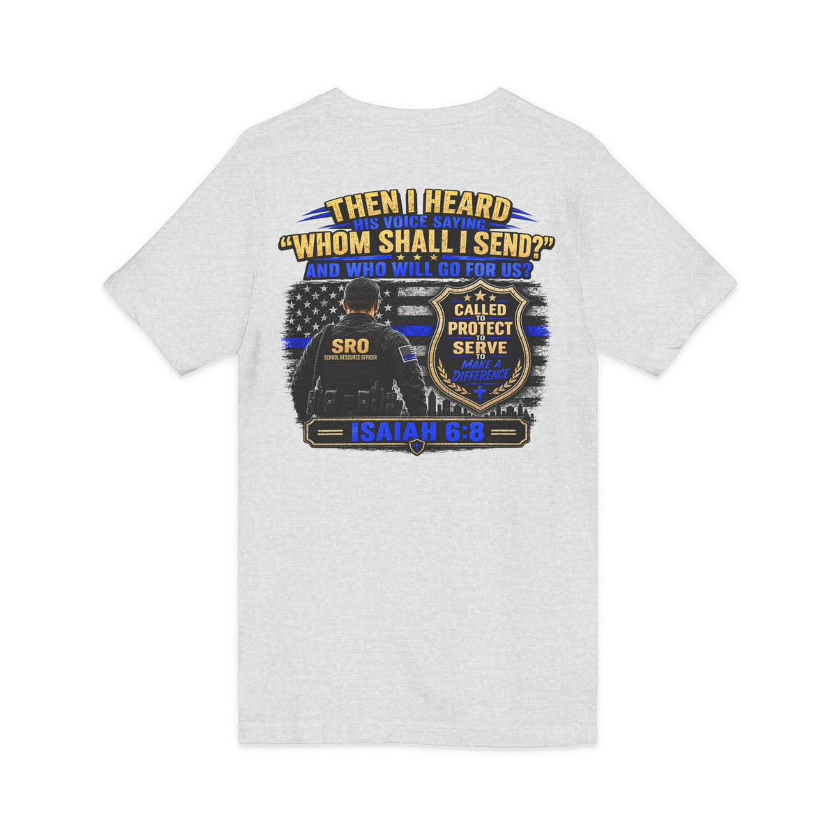 SPOUSE SRO V-Neck Tee — "Called to Protect"