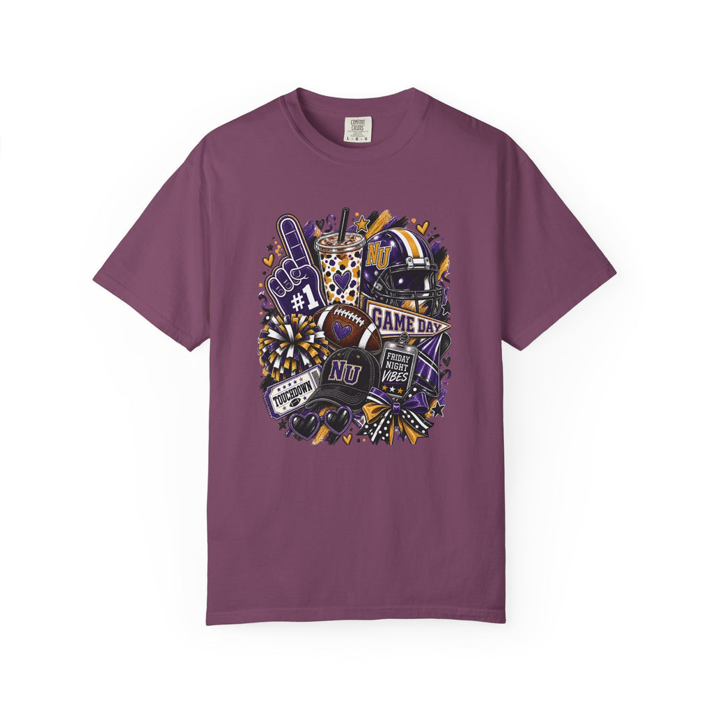 Game Day Football NU Tiger Fan Tee