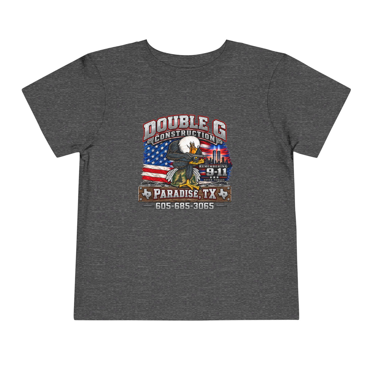 Double G Construction 9 11 Tribute Toddler Tee