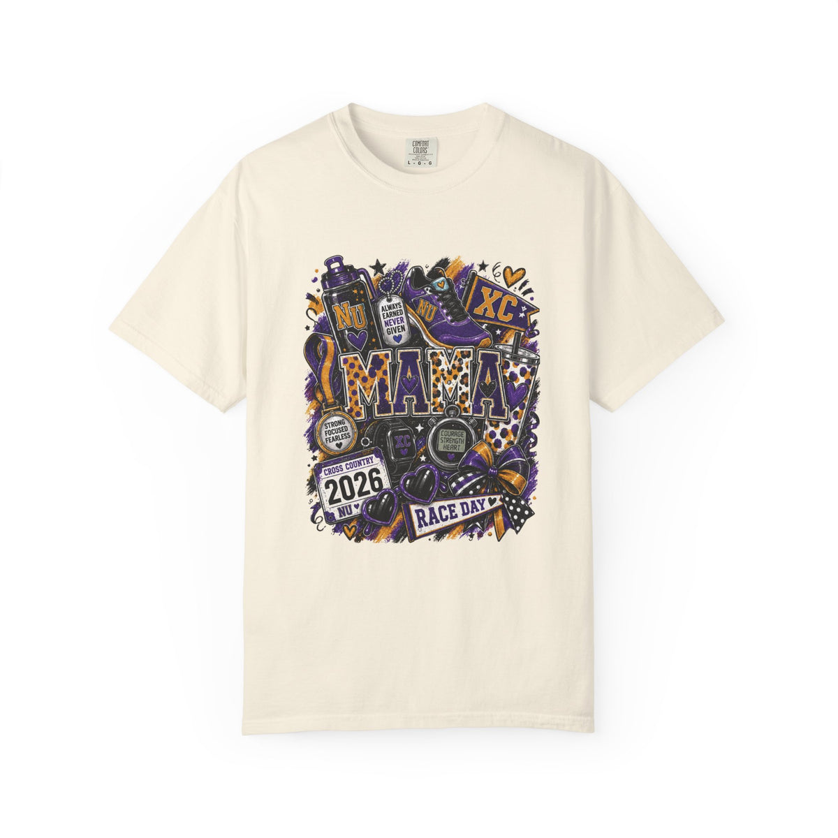 XC Mama Race Day TShirt 2026 Cross Country Mom Support Tee