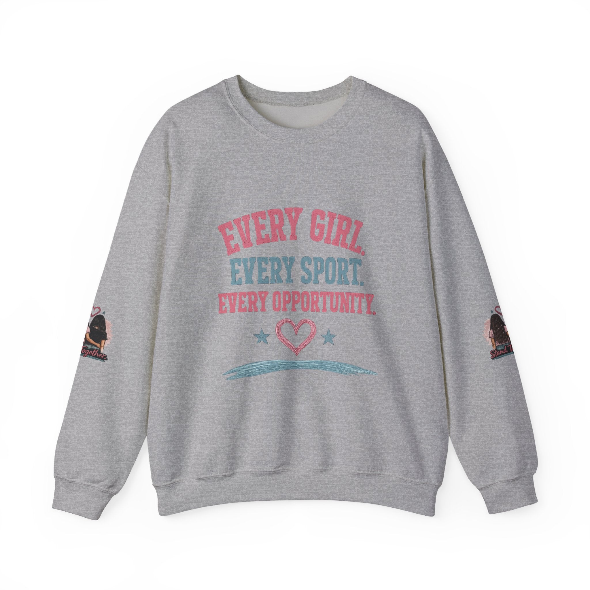 Stand Together™ Unisex Crewneck Sweatshirt | Every Girl. Every Sport. Every Opportunity.