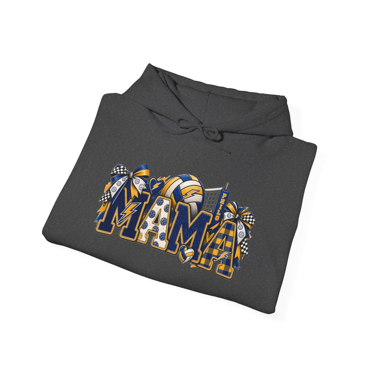 Mama Graphic Hoodie — Mama Pullover VOLLEYBALL