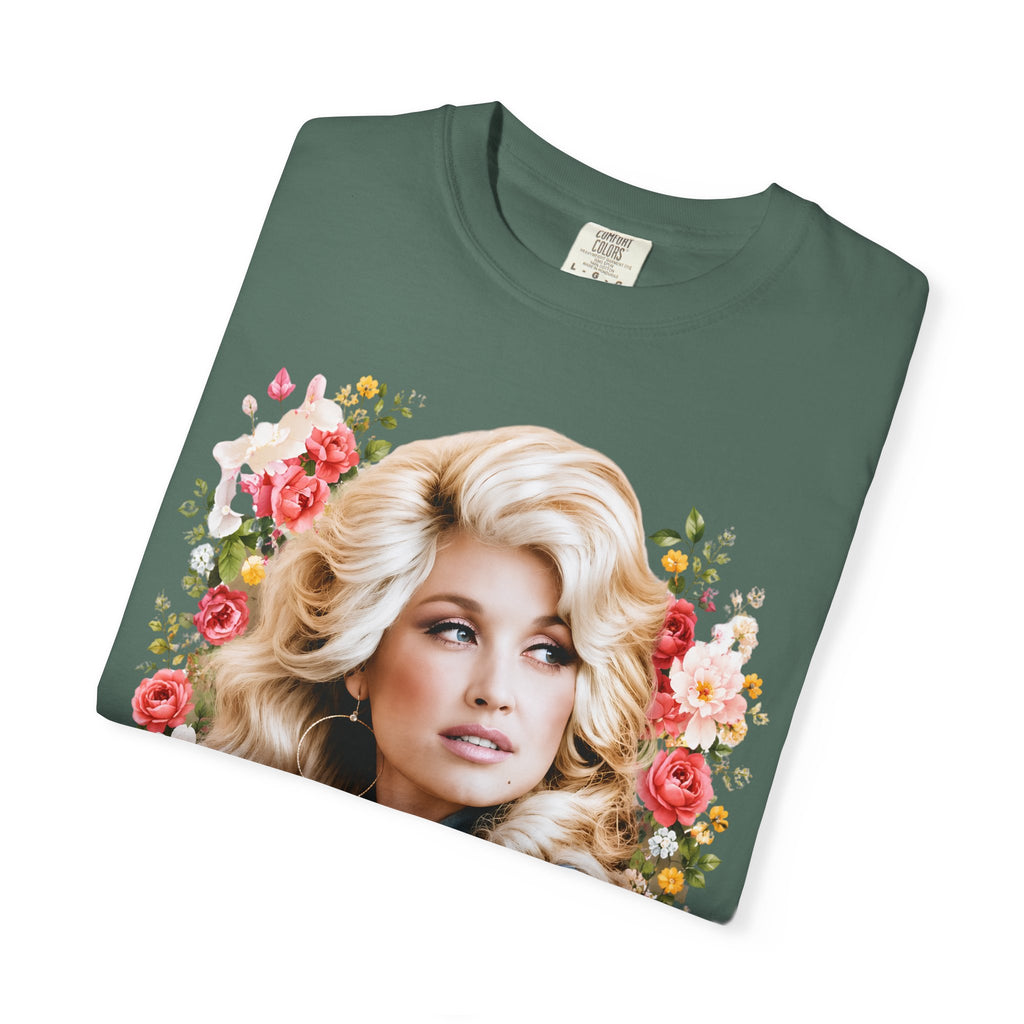 Graphic Tee Retro Floral Portrait I Will Always Love You