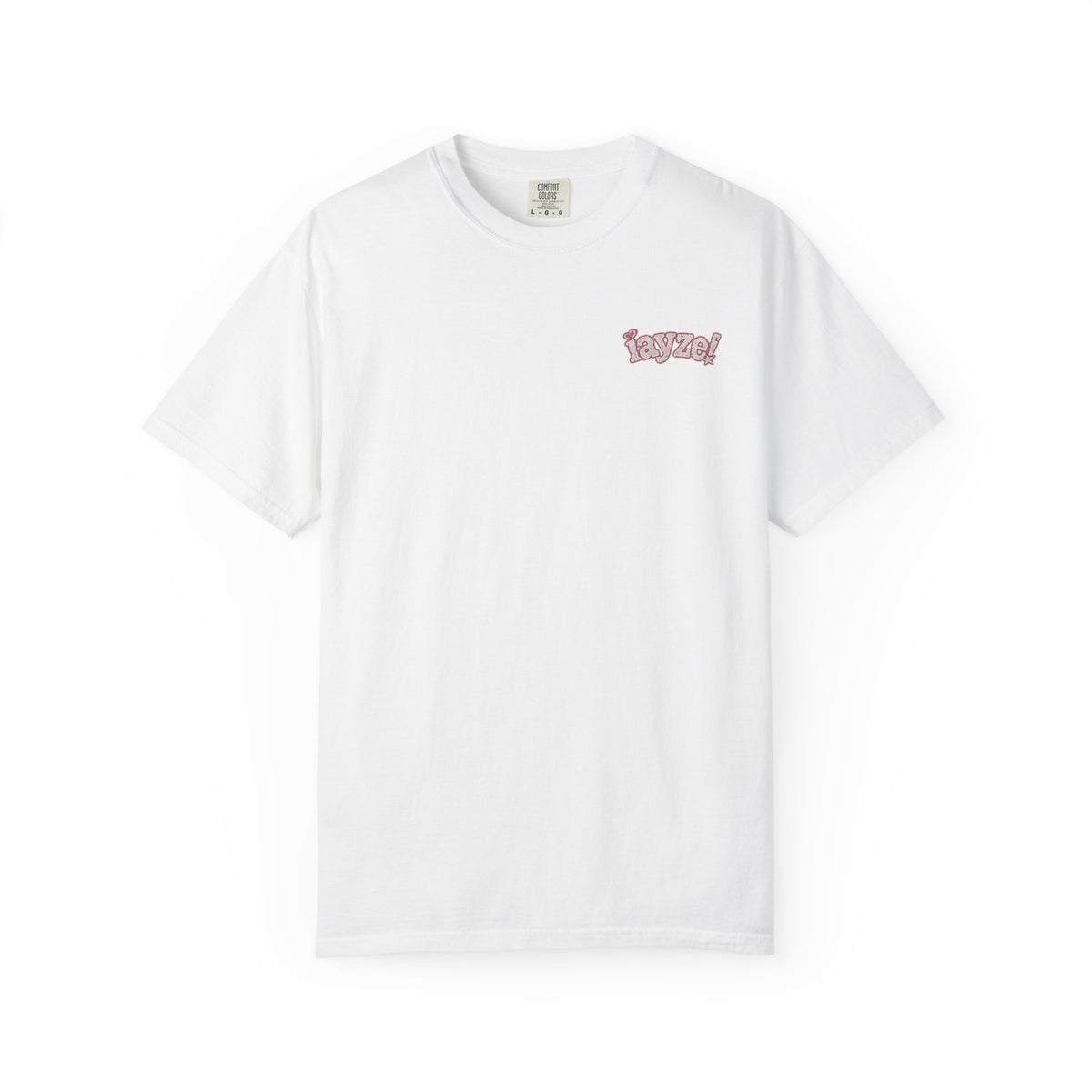 Portrait T‑Shirt — Graphic Tee (Retro Pink Photo Collage)