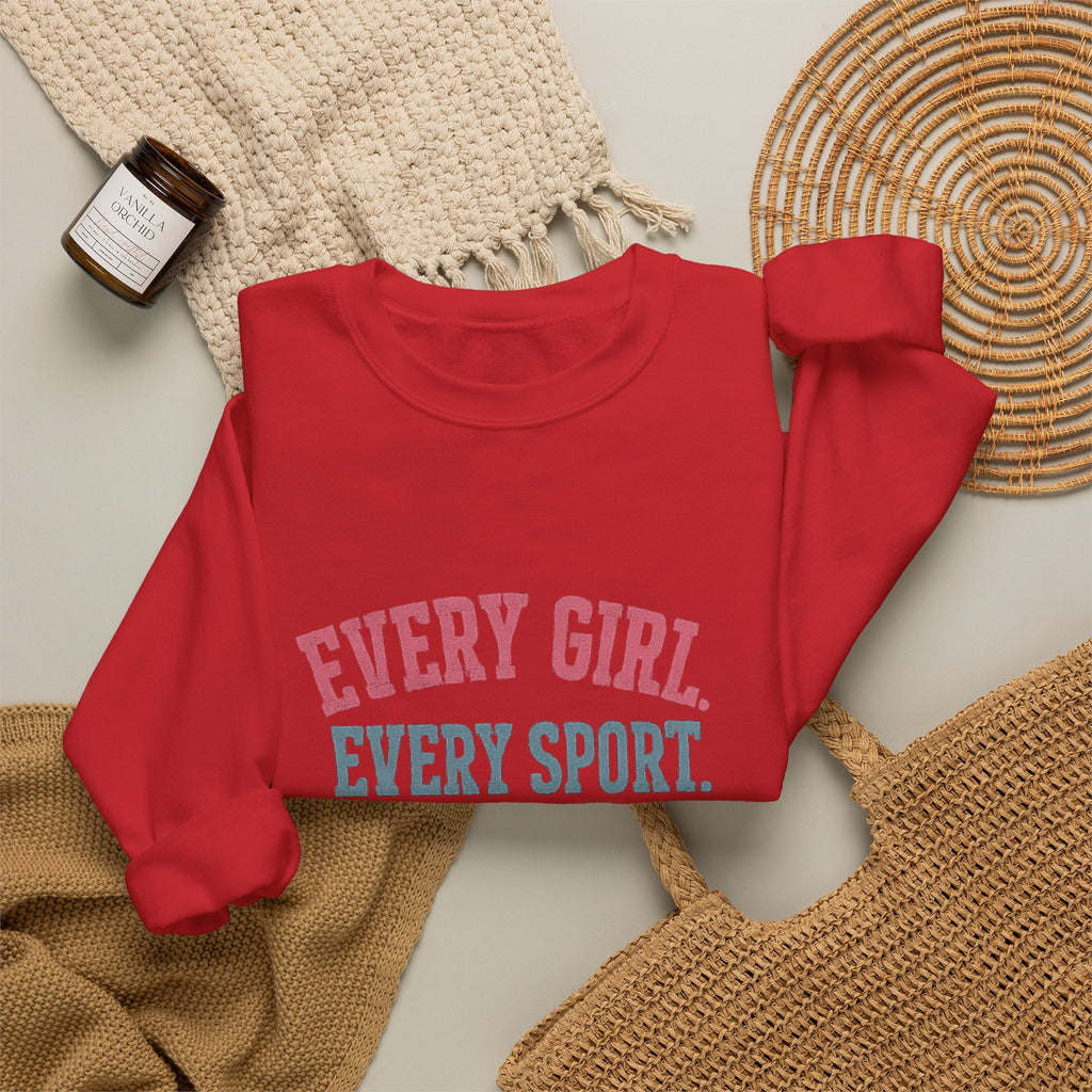 Stand Together™ Unisex Crewneck Sweatshirt | Every Girl. Every Sport. Every Opportunity.