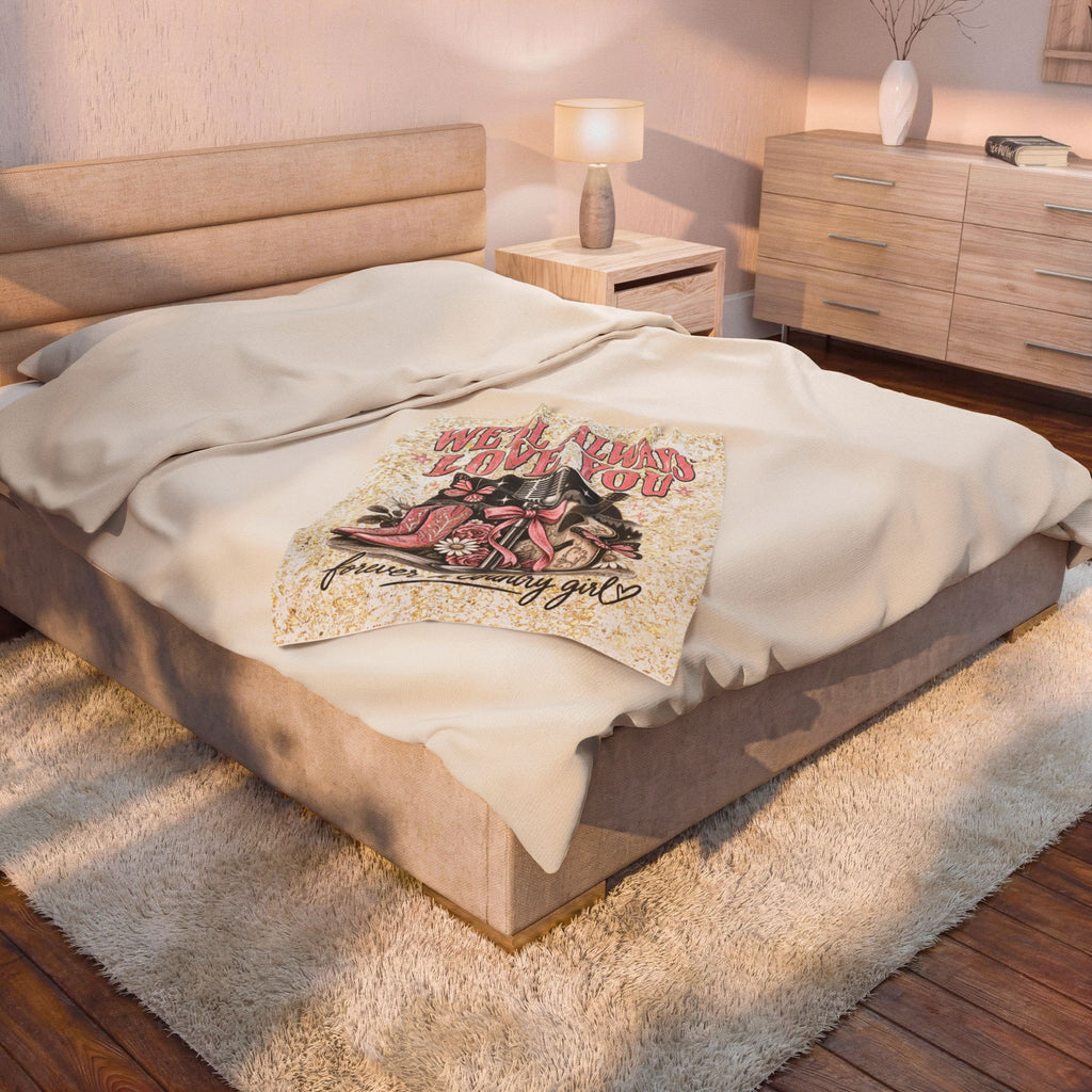 Well Always Love You Fleece Throw