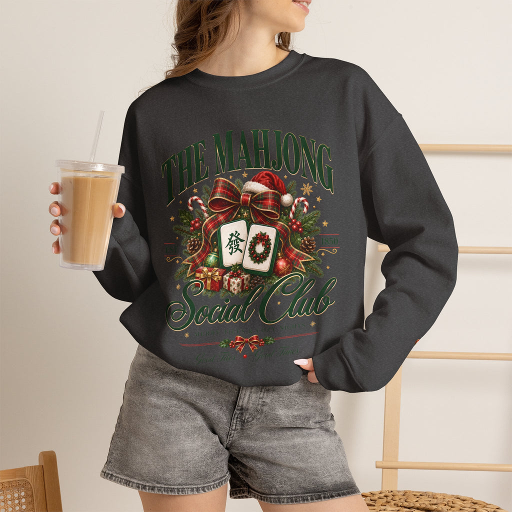 Mahjong Social Club Crewneck - CHRISTMAS