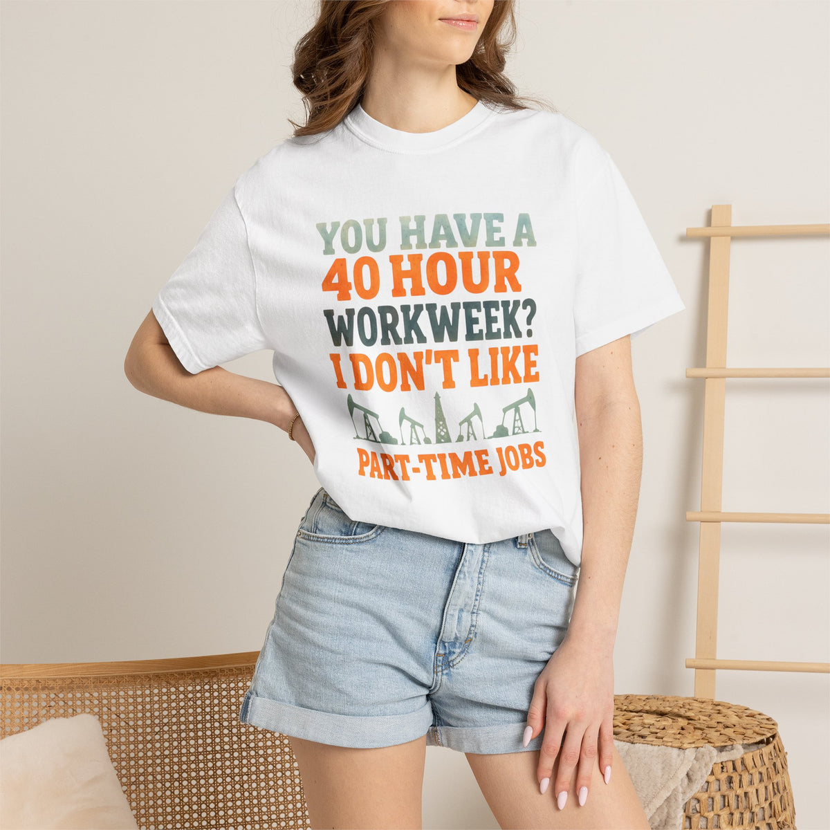 Funny Oilfield TShirt 40 Hour