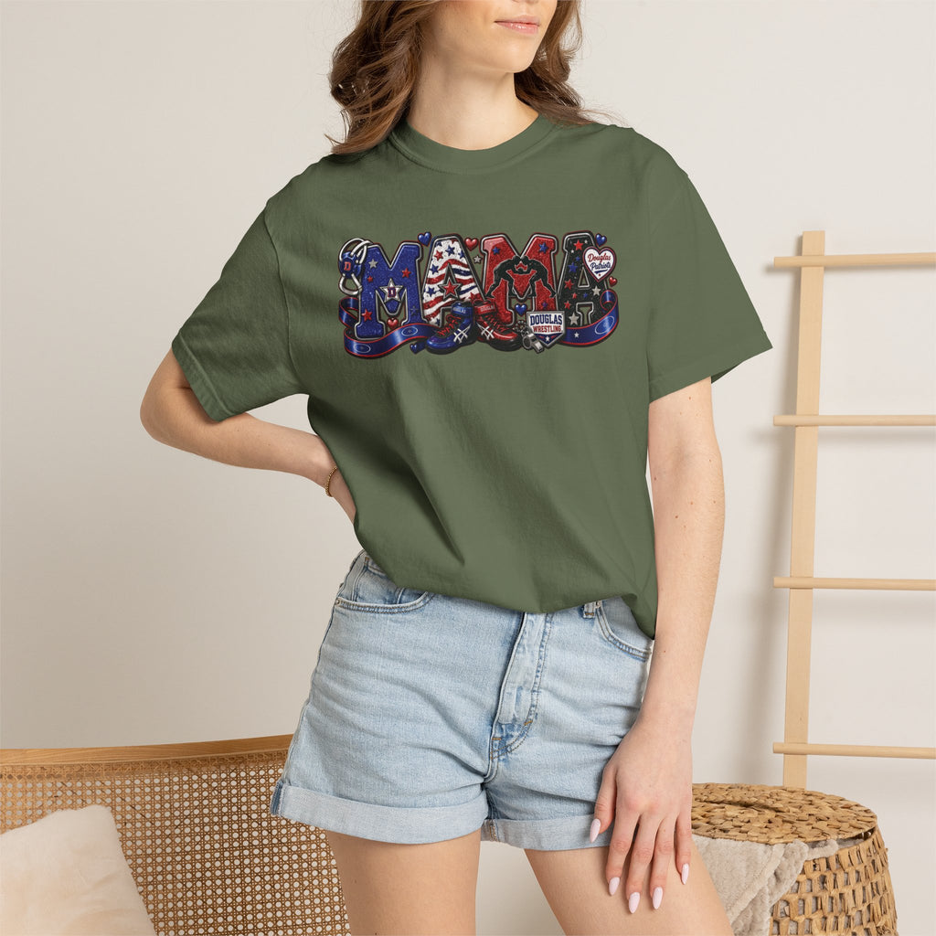 T-Shirt — Patriotic Americana Graphic Tee (USA Flag Collage)
