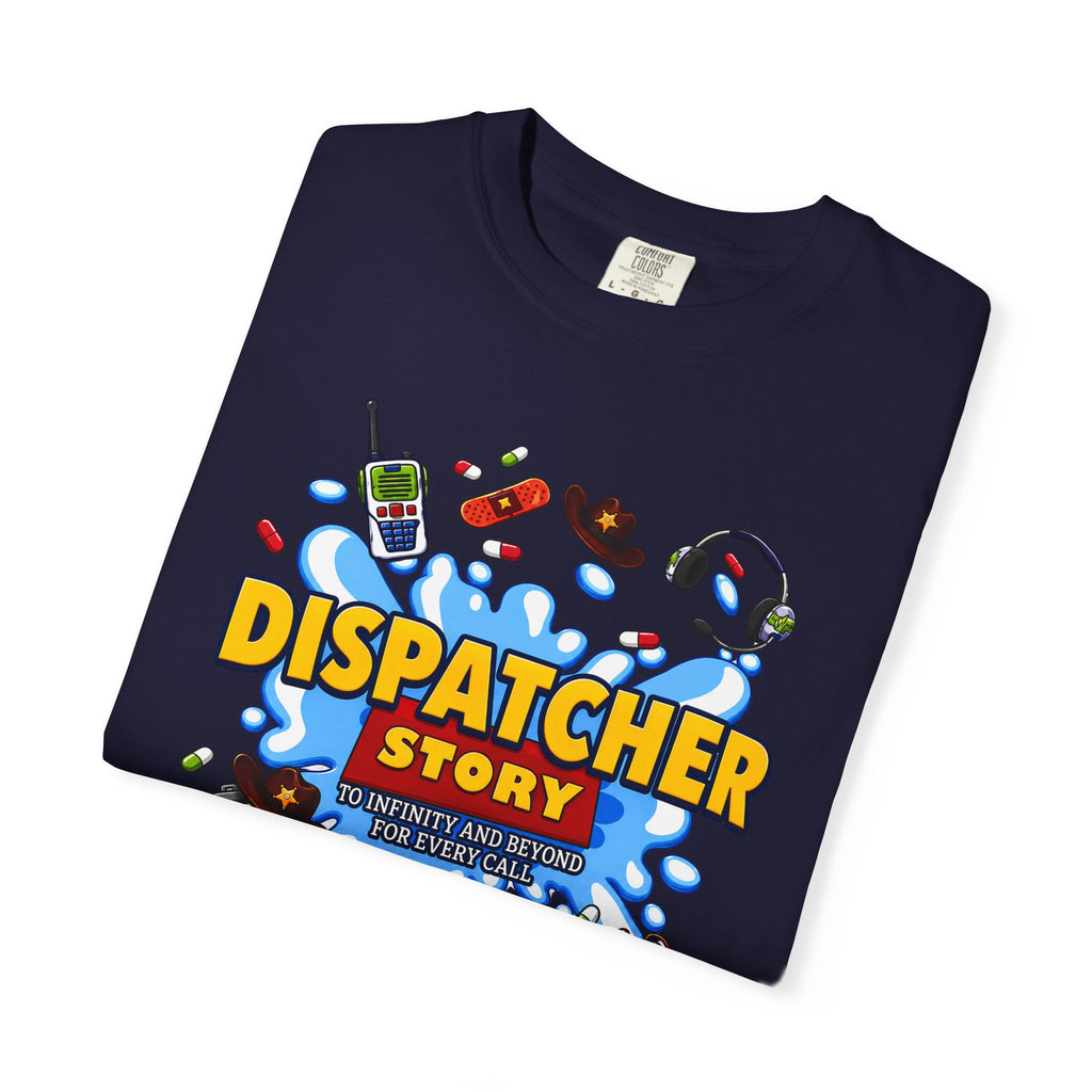 Dispatcher Story TShirt 911 Dispatcher Rescue Radio Call Center Tee