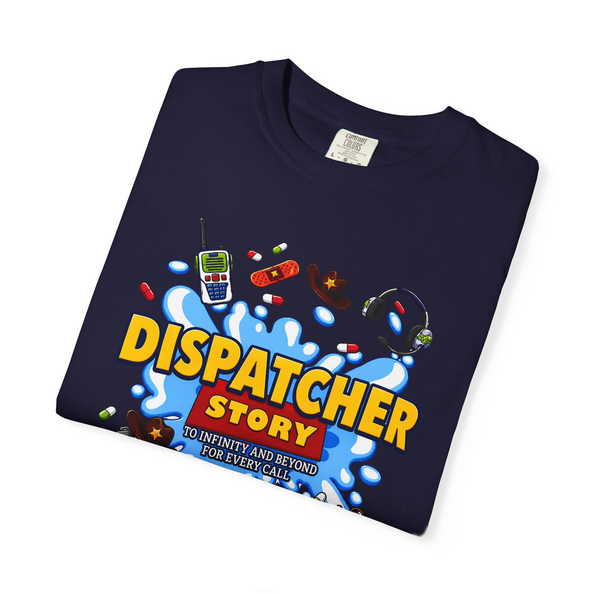 Dispatcher Story TShirt 911 Dispatcher Rescue Radio Call Center Tee