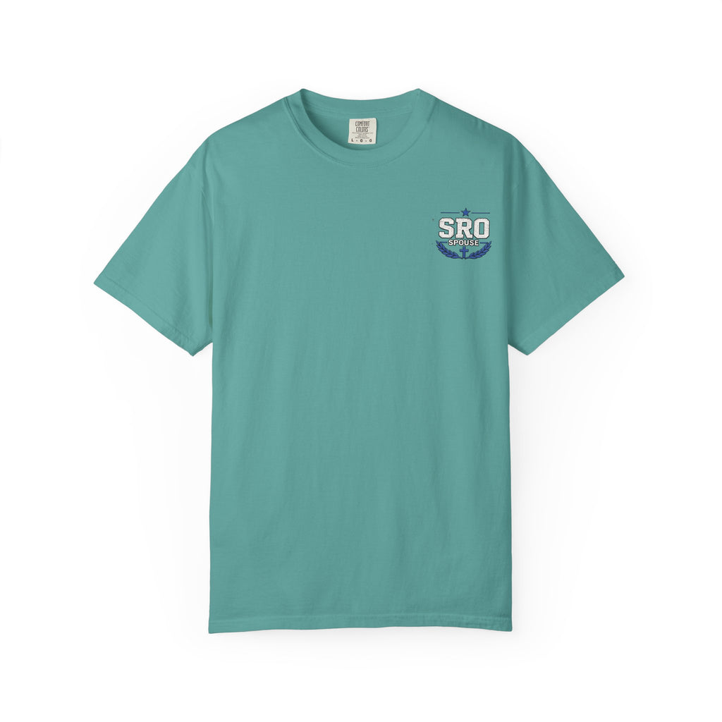 SPOUSE School Resource Officer Tribute T-Shirt — "Then I Heard His Voice Saying: Whom Shall I Send?"
