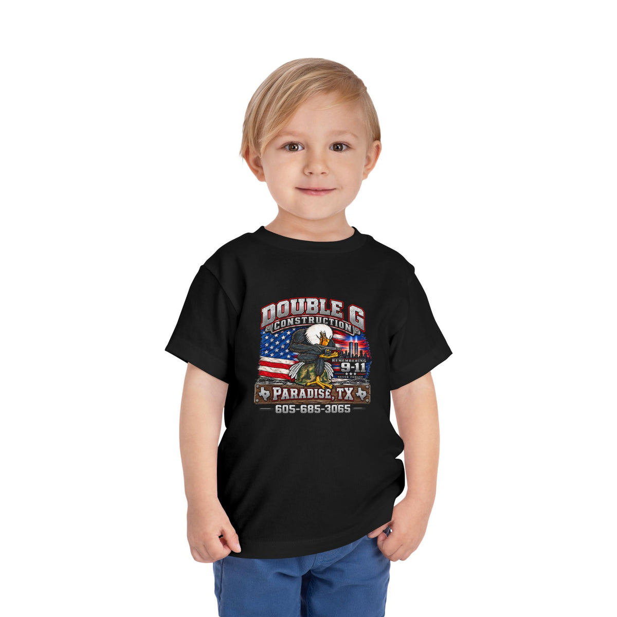Double G Construction 9 11 Tribute Toddler Tee