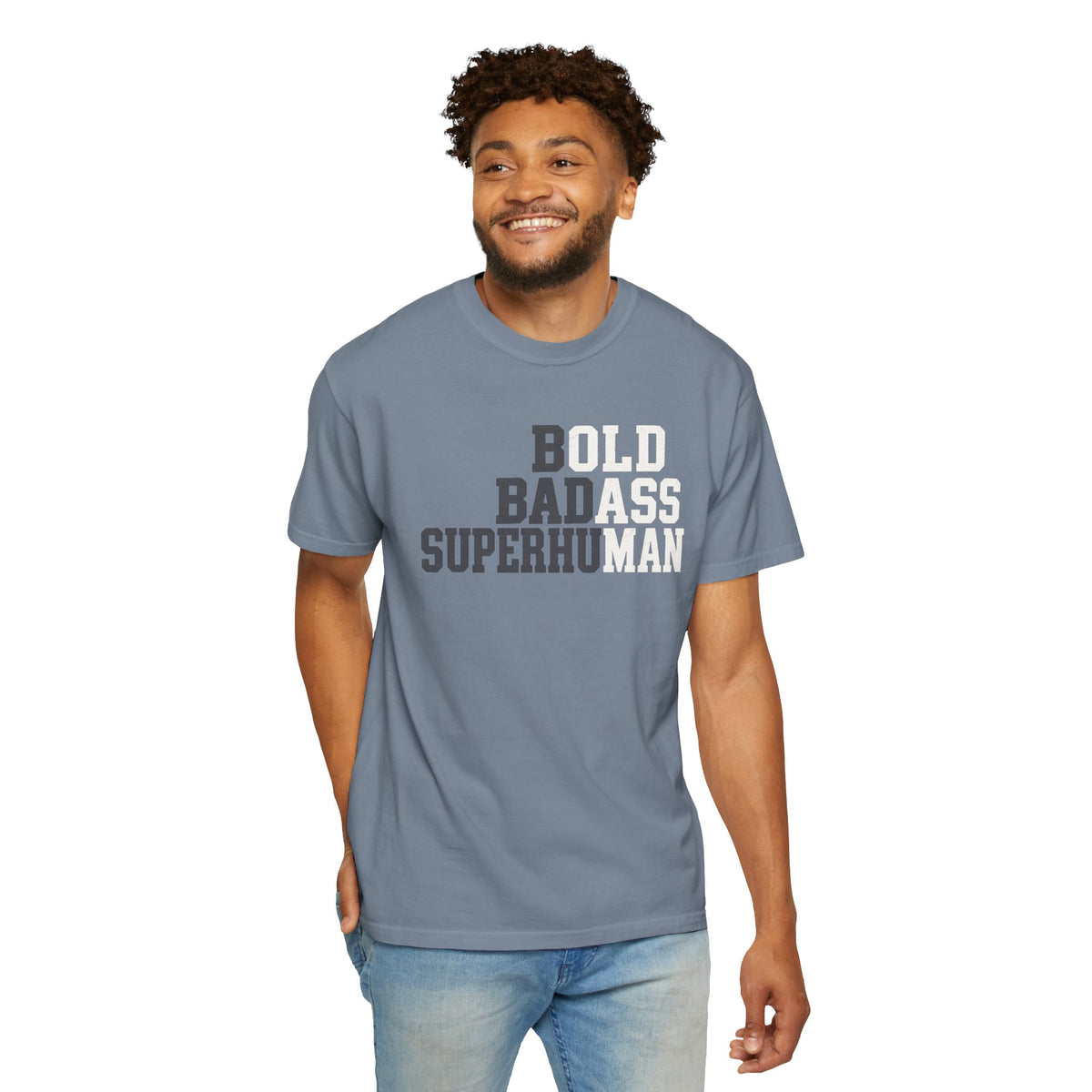 Old Badass Superhuman T-Shirt — Funny Retro Gift for Men, Dad & Birthday