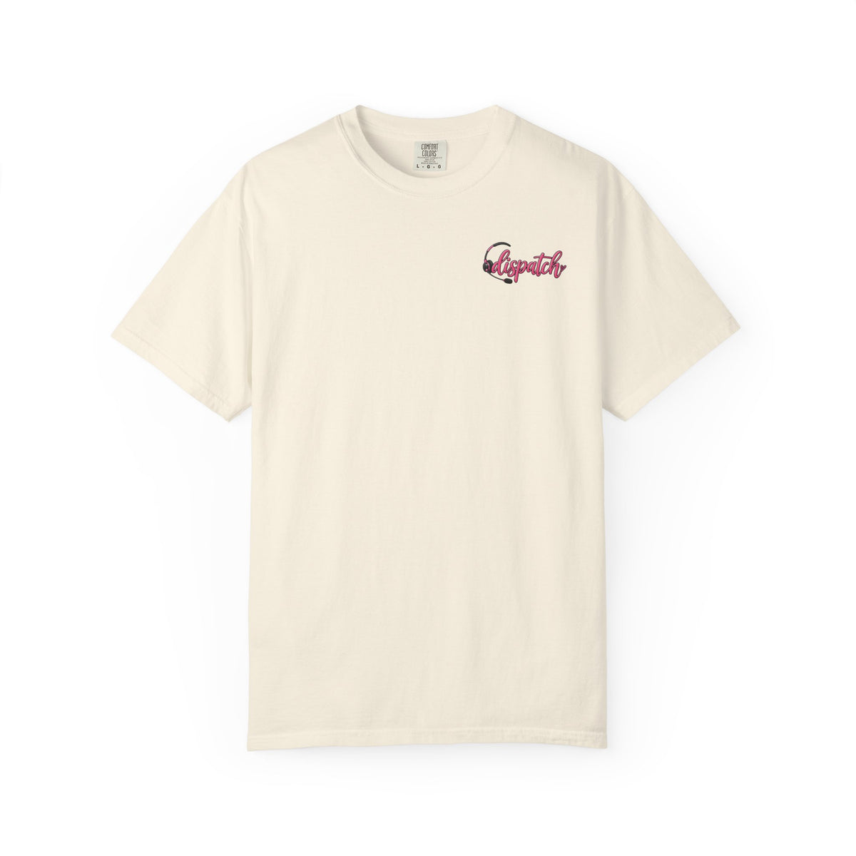 911 Dispatch Pink Ribbon T‑Shirt — Breast Cancer Awareness Dispatcher Tee