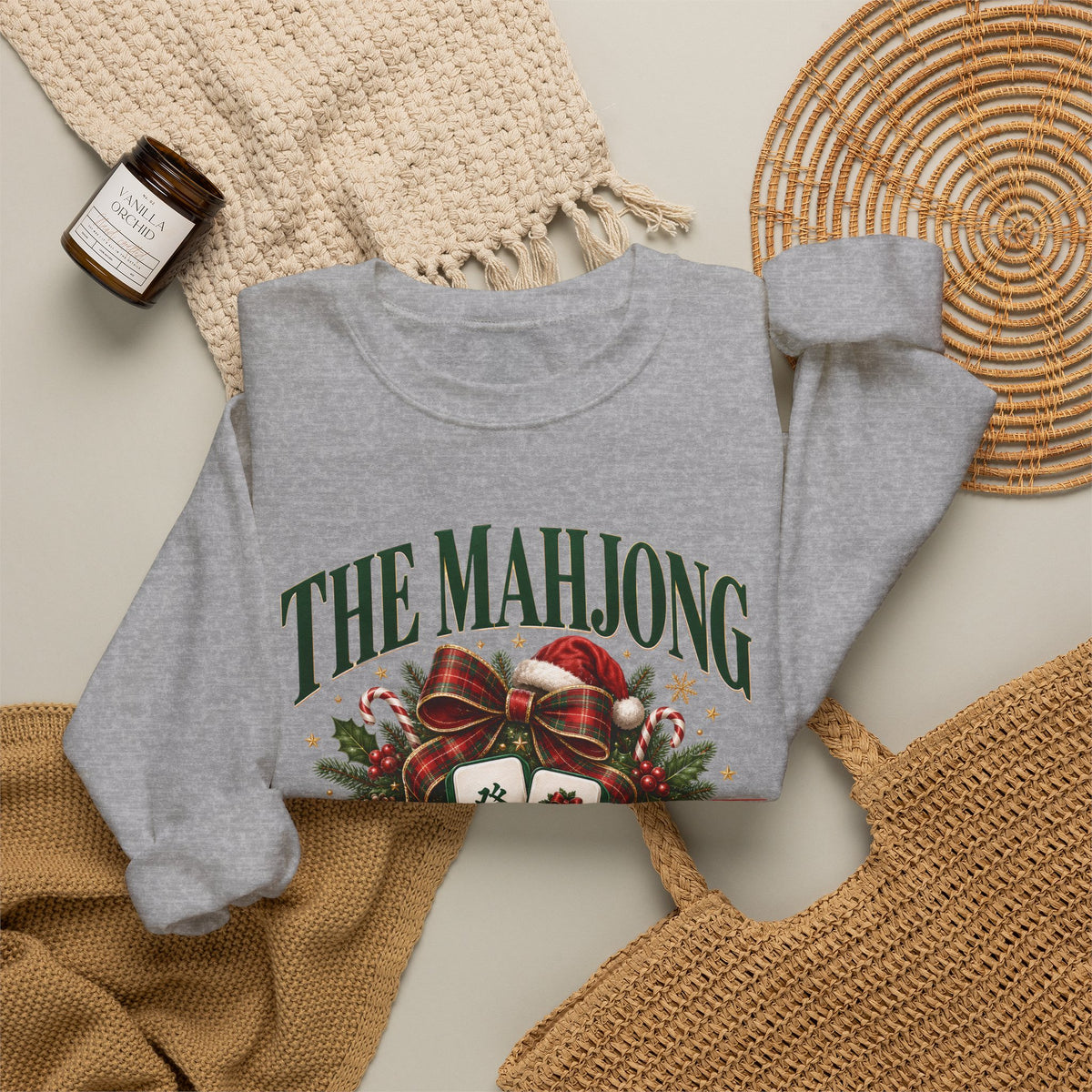 Mahjong Social Club Crewneck - CHRISTMAS