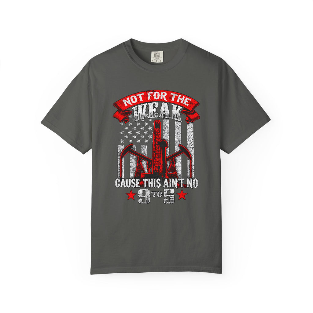Funny Oilfield TShirt Flag Not 9 to 5