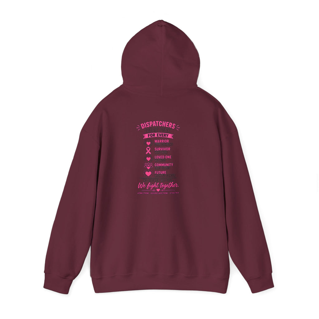 Breast Cancer Support 911 Dispatcher Hoodie