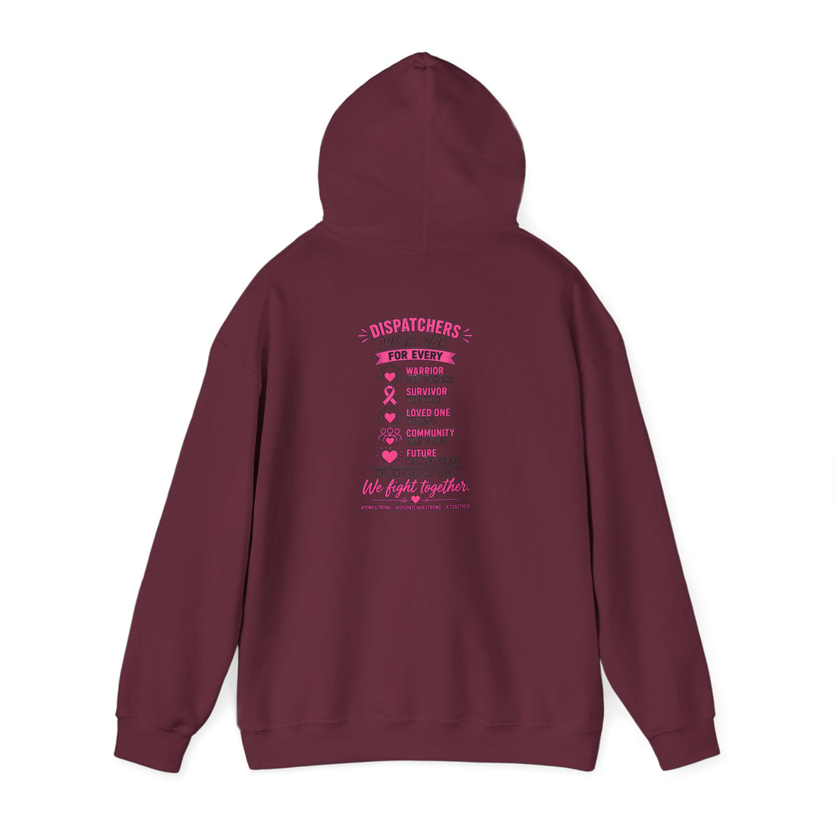 Breast Cancer Support 911 Dispatcher Hoodie